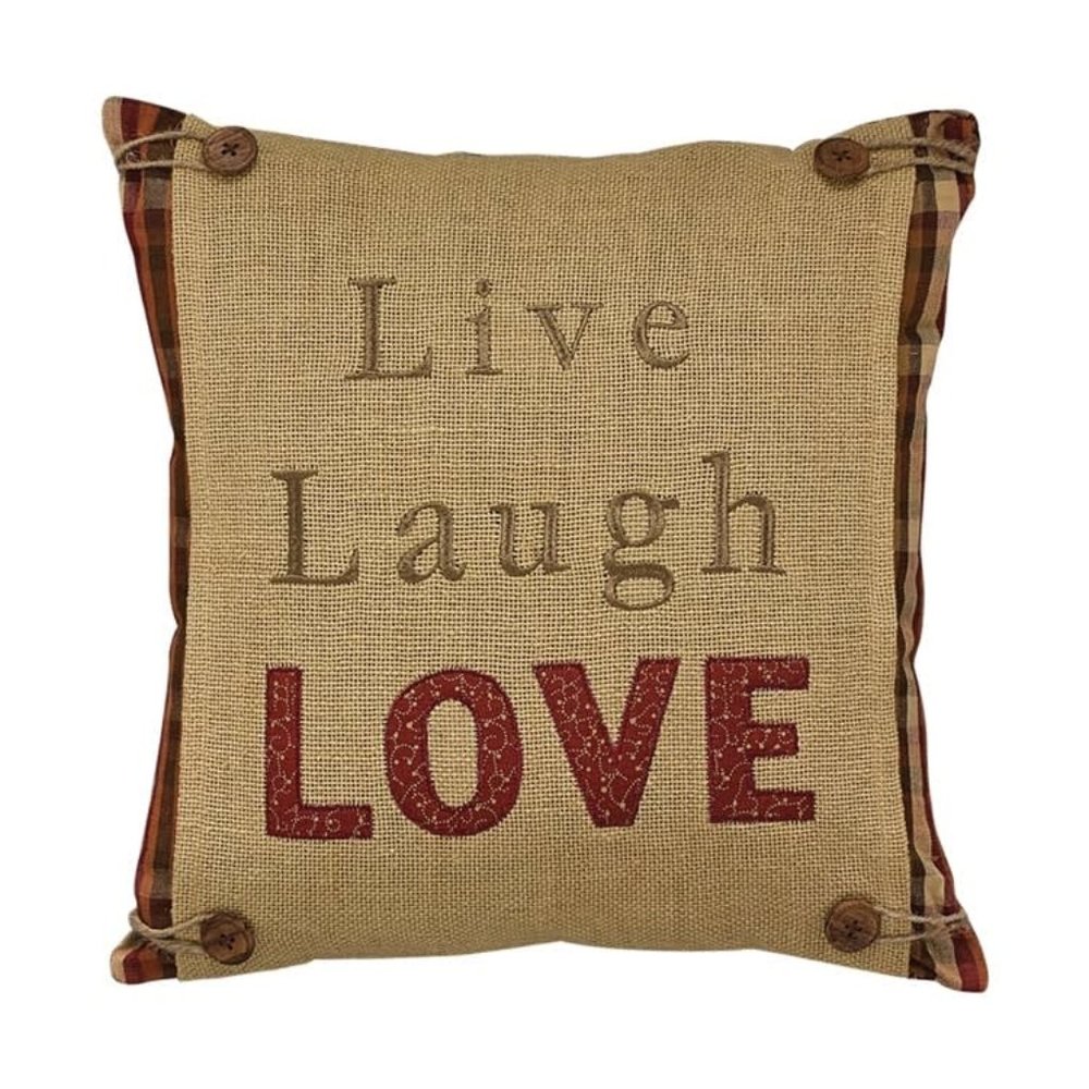 New PARK DESIGNS 'Live Laugh Love' Pillow Cover